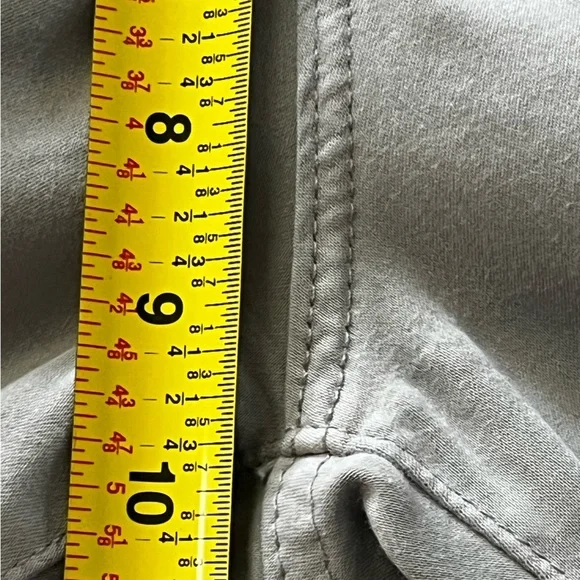 AG Adriano Goldschmied The Prima Crop Cigarette Light Grey Skinny Jeans - Picture 12 of 16